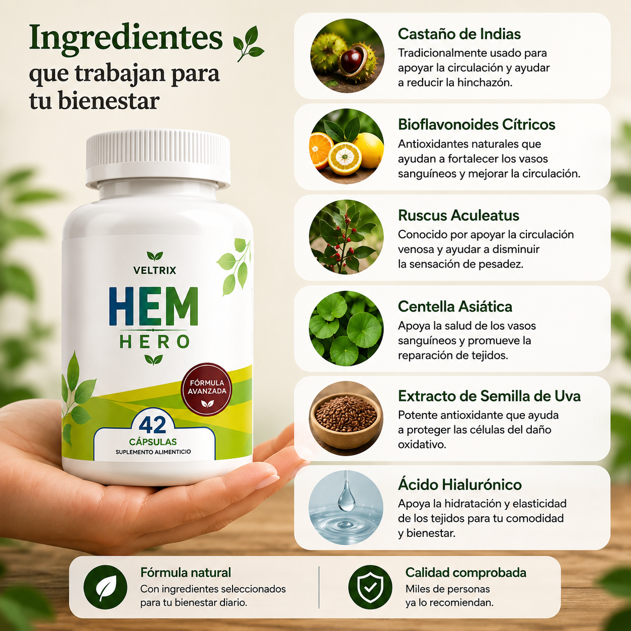 Veltrix™ Suplemento Para Aliviar Las Hemorroides