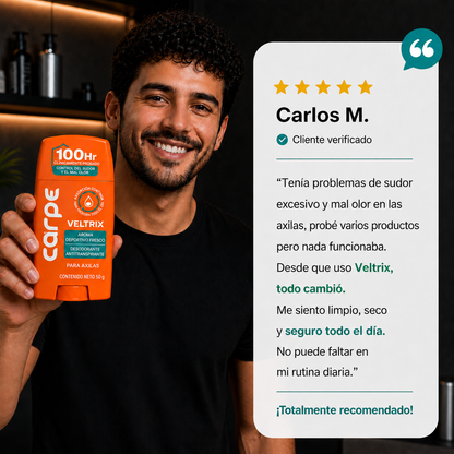 Veltrix™ Desodorante para Axilas Antiodor y Antisudor