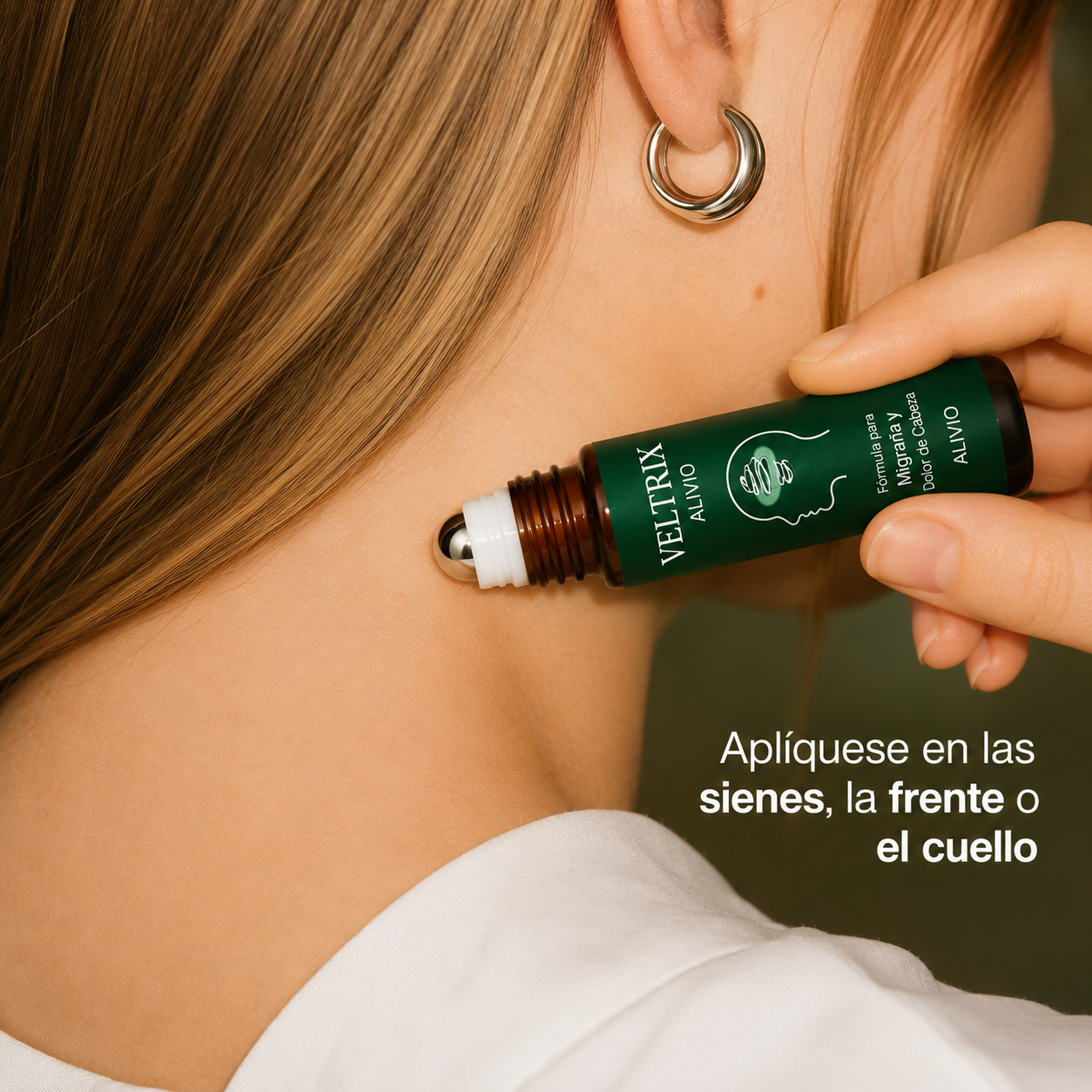 Veltrix™ Roll-On Alivio Refrescante Para Migraña