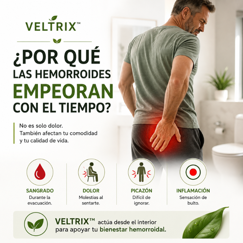 Veltrix™ Suplemento Para Aliviar Las Hemorroides