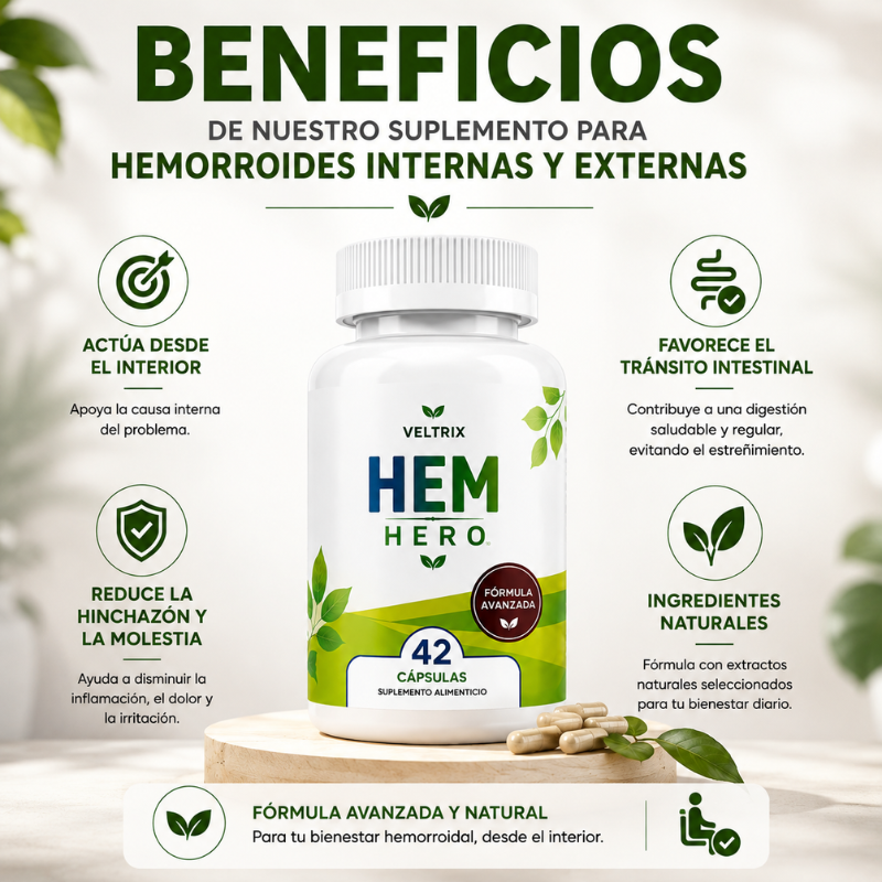 Veltrix™ Suplemento Para Aliviar Las Hemorroides