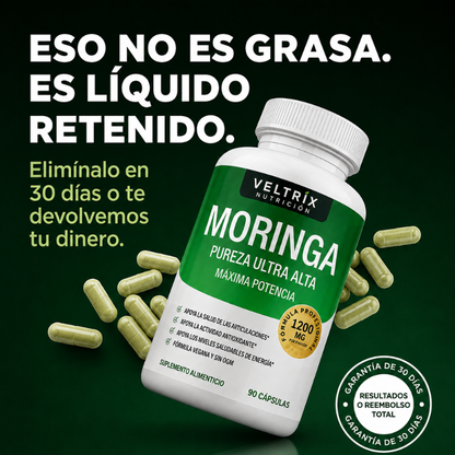 Veltrix™ Suplemento de Moringa para Deshinchazón