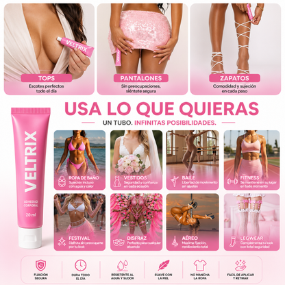 Veltrix™ Adhesivo Corporal para Ropa
