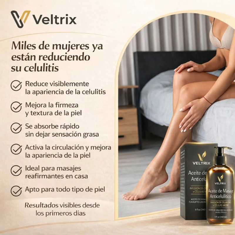 Veltrix™ Aceite Intensivo Anticelulitis Reafirmante