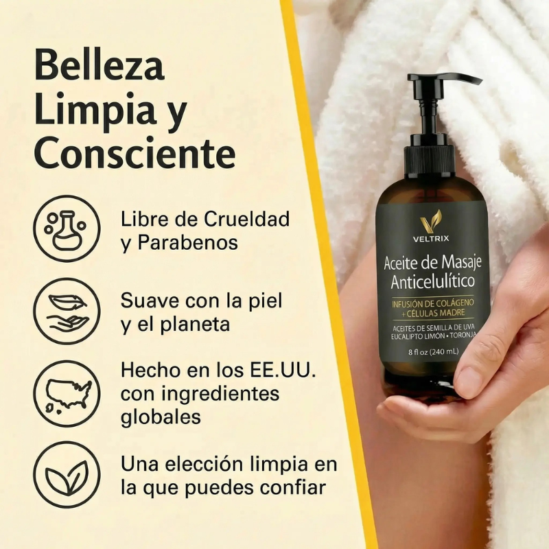 Veltrix™ Aceite Intensivo Anticelulitis Reafirmante