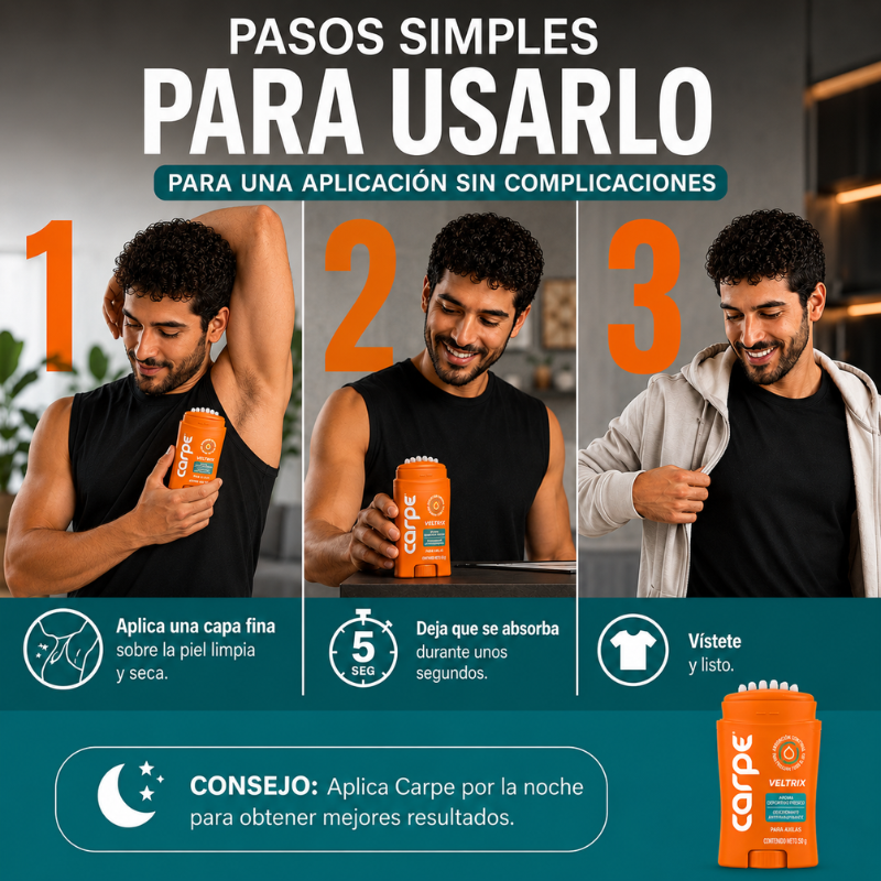 Veltrix™ Desodorante para Axilas Antiodor y Antisudor